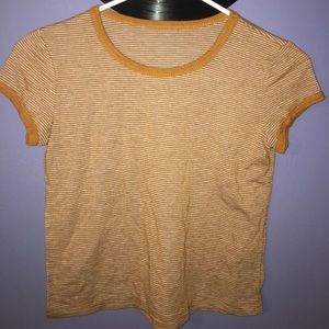 🧡 mustard yellow stopped shirt 🧡